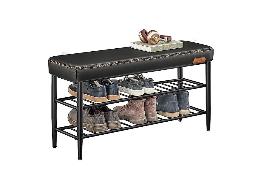 VASAGLE Schuhbank, Schuhregal, EKHO Series, Kunstleder, 30 x 80 x 50 cm günstig online kaufen