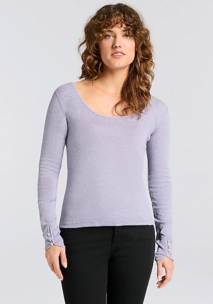 BOSS ORANGE Langarmshirt "Edeline Premium Damenmode" günstig online kaufen