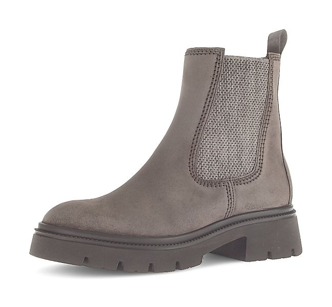 Gabor Chelseaboots, Blockabsatz, Businessschuh mit Anziehlasche günstig online kaufen