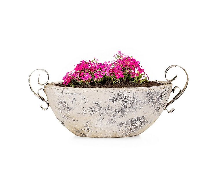 matches21 HOME & HOBBY Blumentopf Keramik Pflanzschale für draussen oval De günstig online kaufen