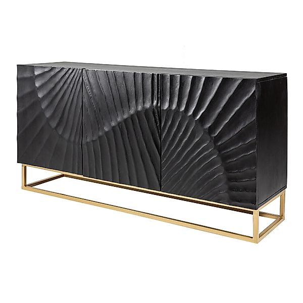 riess-ambiente Sideboard SCORPION 140cm schwarz / günstig online kaufen