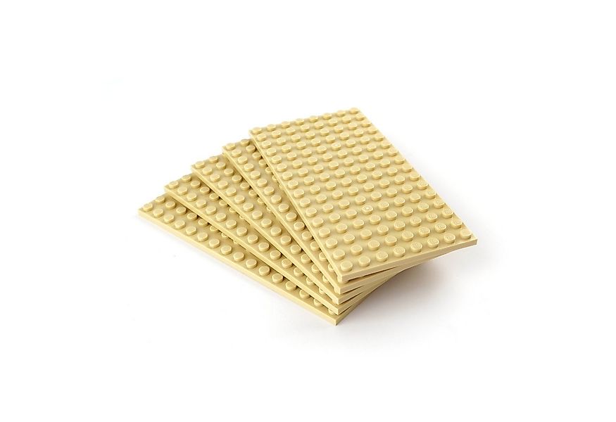 LEGO® LEGO® 8x16 Platten Bauplatten Hellbeige - 92438 NEU! Menge 5x Spielba günstig online kaufen