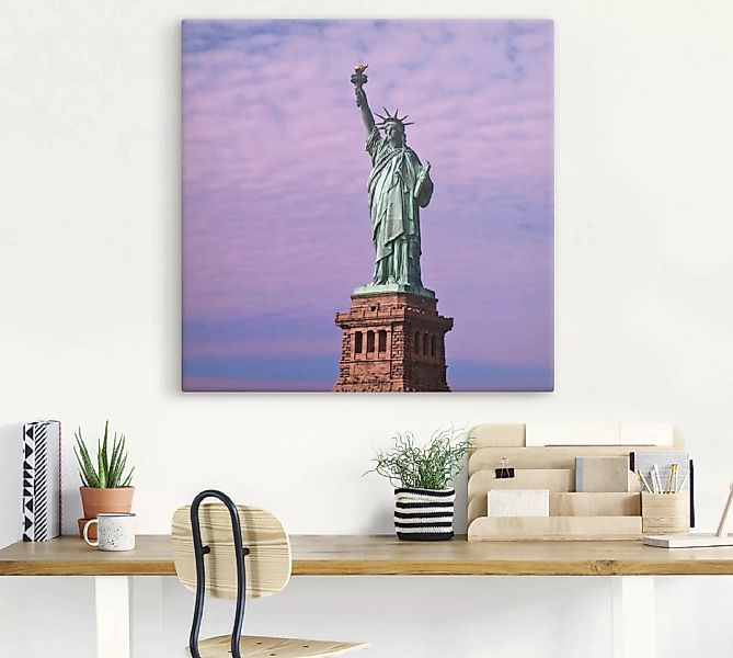 Artland Wandbild "Freiheitsstatue", Amerika, (1 St.), als Leinwandbild, Pos günstig online kaufen