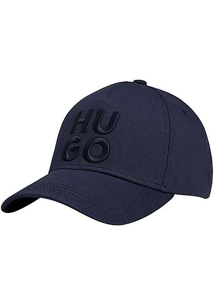 HUGO Fitted Cap Jude-Stacked mit 3D Logostickerei, verstellbarer Verschluss günstig online kaufen