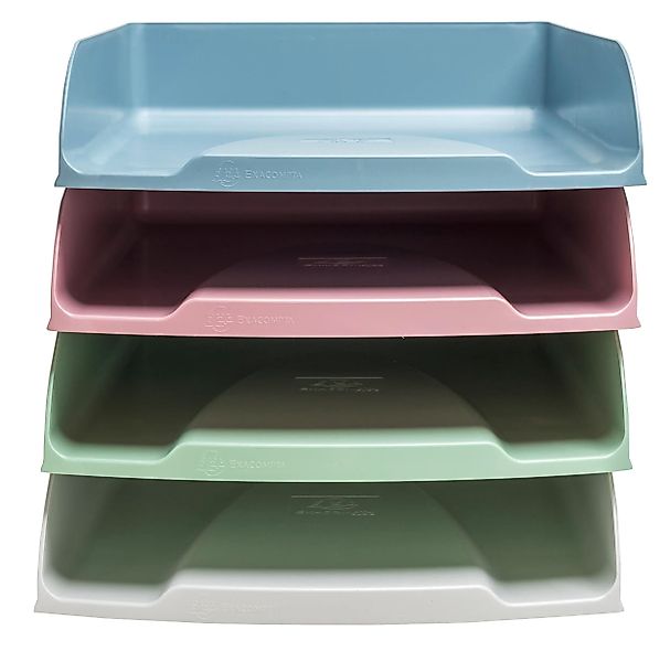EXACOMPTA Aufbewahrungsbox Set mit 4 Briefablagen günstig online kaufen