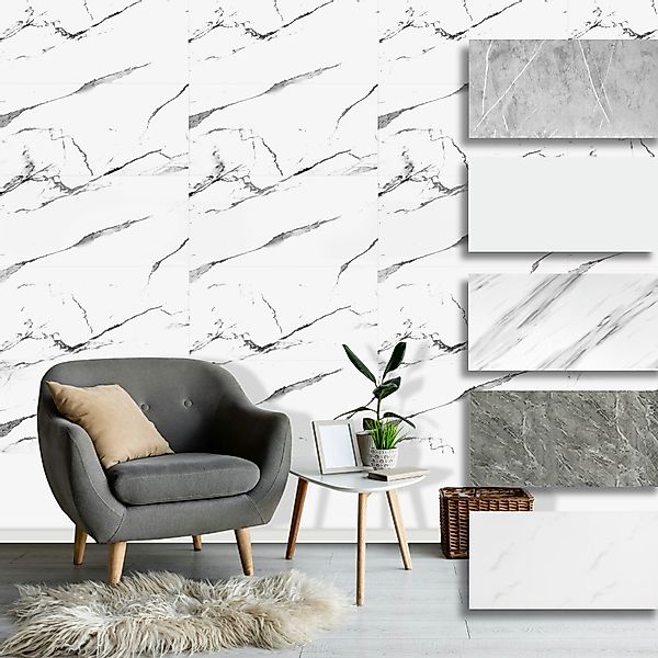 Hexim Wandpaneel, (Wandverkleidung Marmor Optik 0,9 günstig online kaufen