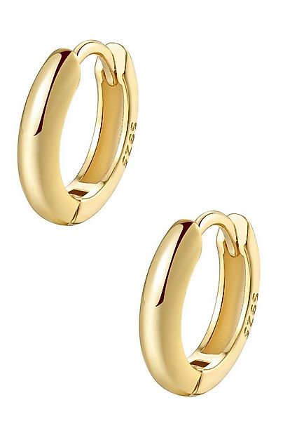 Hey Happiness Paar Creolen Klassiker, Damen Silber 925 Ohrringe, Basic Ohrr günstig online kaufen