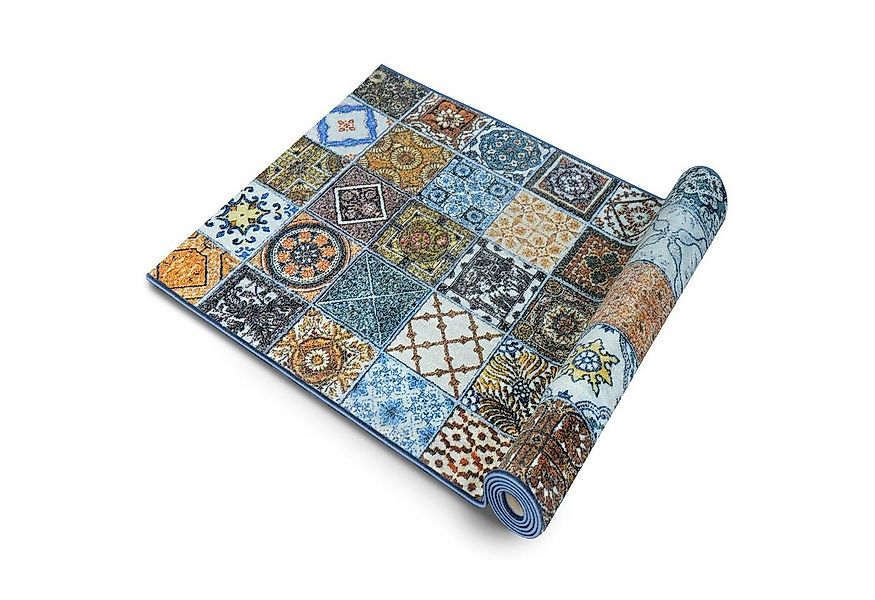 Karat Läufer Rosolina, Teppich, Erhältlich in vielen Größen, Brücke, gemust günstig online kaufen