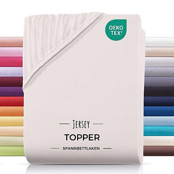 Carpe Sonno Spannbettlaken Topper Spannbetttuch Jersey 140x200 160x200 180x günstig online kaufen