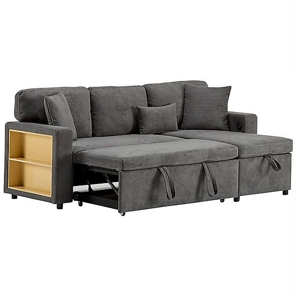 MC Star Ecksofa Corner Sofa Bett Eckcouch Couch L-Form Schlafcouch Ausziehb günstig online kaufen