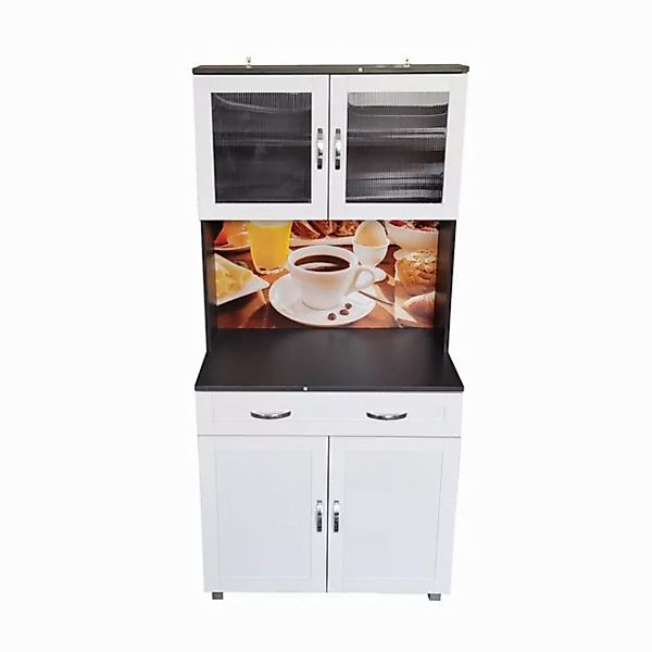 HTI-Living Hochschrank Küchenbuffet 1 Schublade Blanca Bistro (Stück, 1-St. günstig online kaufen