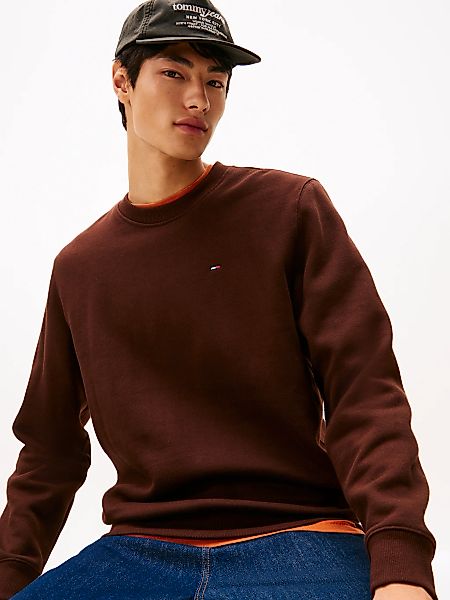 Tommy Jeans Sweatshirt "TJM REG S FLAG CREW", Mit besticktem Markenlogo auf günstig online kaufen