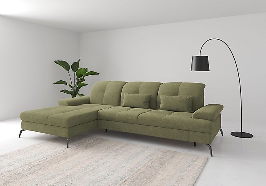 sit&more Ecksofa »Amica, L-Form, inkl. Sitztiefenverstellung & Armteilverst günstig online kaufen