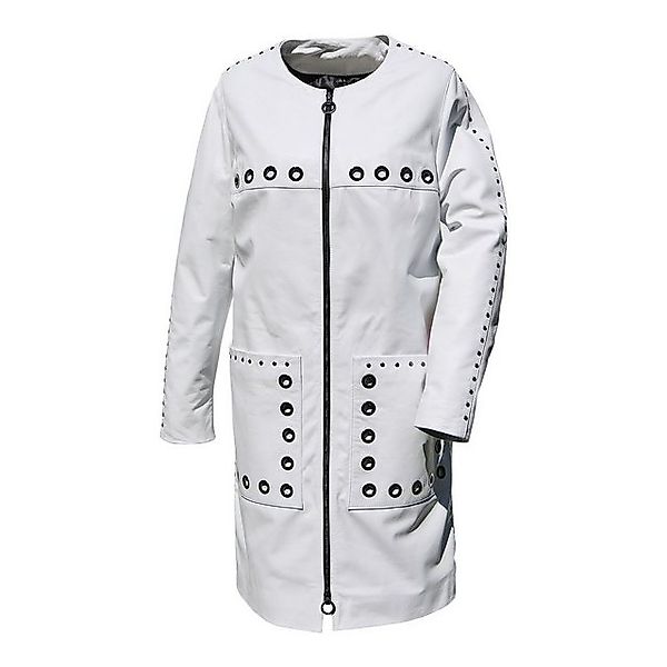 Hollert Winterjacke Ledermantel SALINA WEISS günstig online kaufen