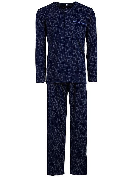 Lucky Schlafanzug Thermo Pyjama Set Langarm - Cross-over günstig online kaufen