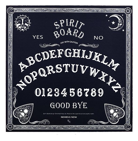 Figuren Shop GmbH Dekoobjekt Wahrsagerbrett - Traditionell in schwarz-weiß günstig online kaufen