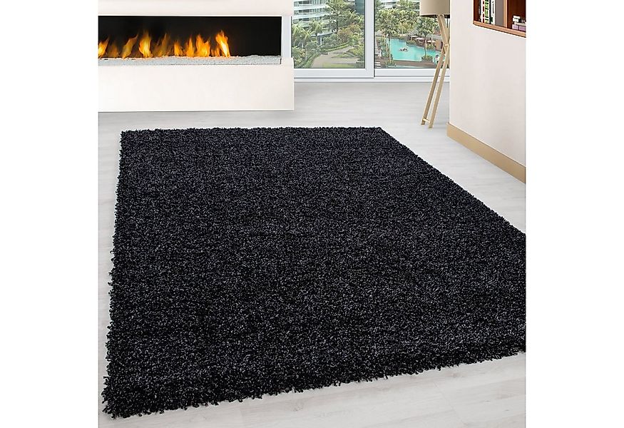 Homtex Hochflor-Teppich, 60 x 110 cm, Hochflor Teppich - Gemütlicher Langfl günstig online kaufen