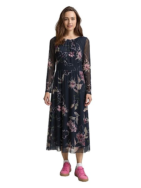 TOM TAILOR Meshkleid mit Muster günstig online kaufen