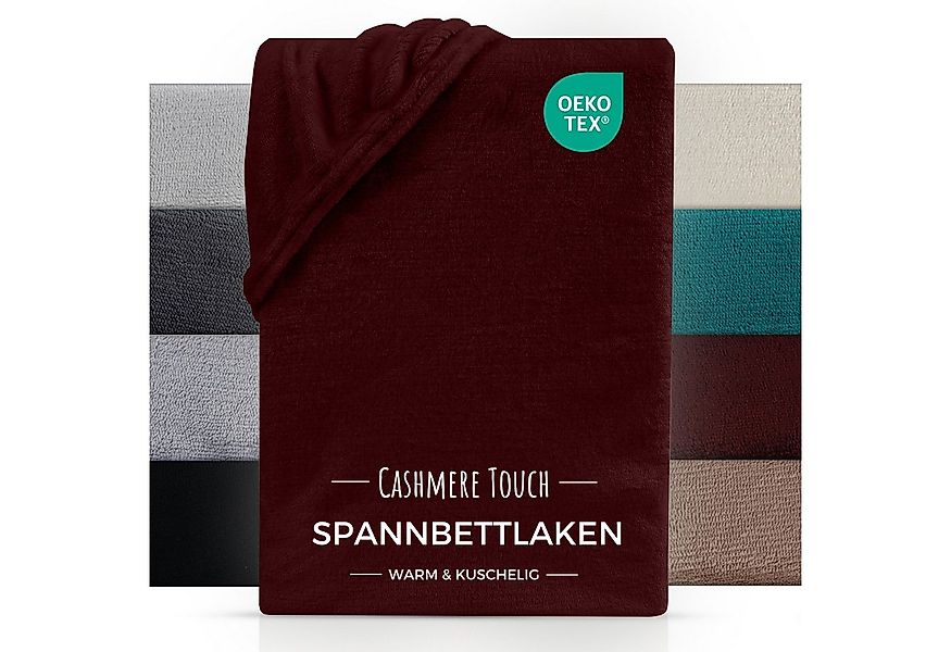 Carpe Sonno Spannbettlaken Cashmere Touch Winter Bettlaken 90x200 100x200 1 günstig online kaufen