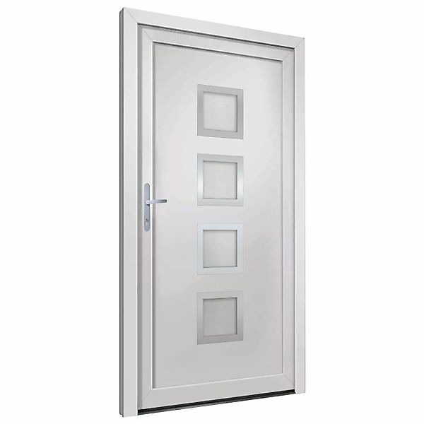 vidaXL Haustür Haustür Weiß 88x200 cm günstig online kaufen