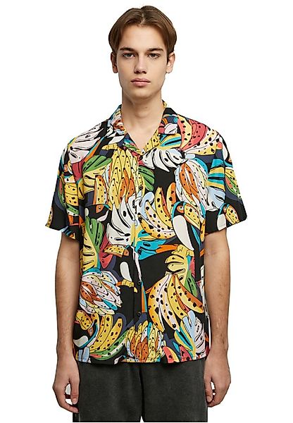 Urban Classics Herren Freizeithemd VISKOSE AOP RESORT - Regular Fit günstig online kaufen