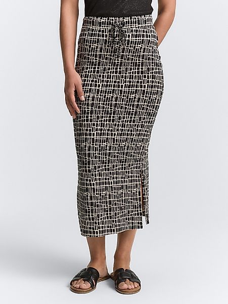 TOM TAILOR Sommerrock Jersey Midi-Rock Jersey günstig online kaufen