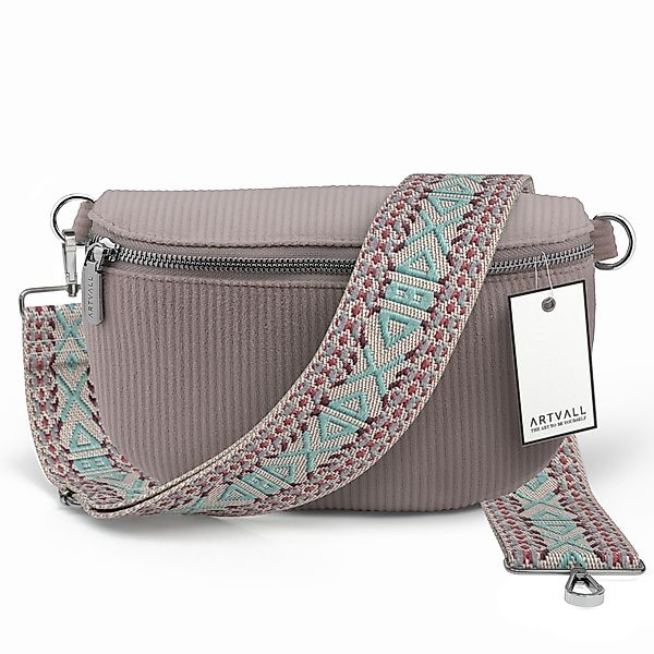 ARTVALL Umhängetasche Cord Handtasche Brusttasche Crossbody günstig online kaufen