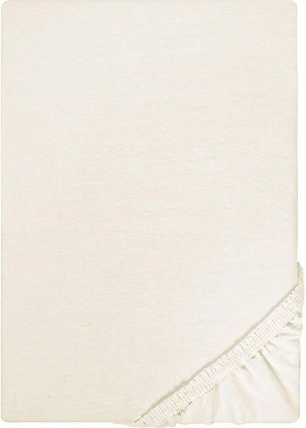 Biberna Spannbettlaken Leila, Jersey, Gummizug: rundum, (1 Stück), Bettlake günstig online kaufen