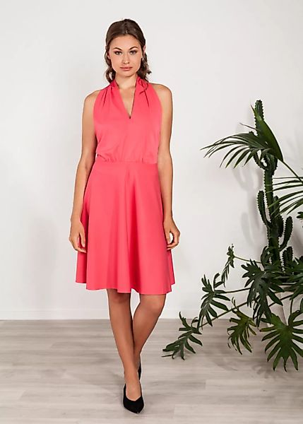 Sommerkleid Kurzes Kleid Neckholder Viskose günstig online kaufen