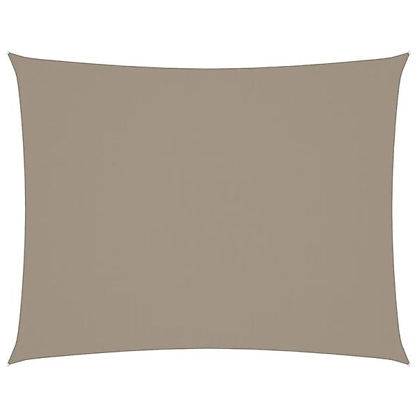 vidaXL Sonnensegel Oxford-Gewebe Rechteckig 6x7 m Taupe 135442 günstig online kaufen