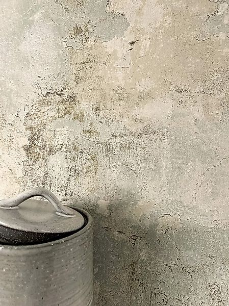 Newroom Vliestapete, Creme Tapete Modern Beton - Betonoptik Betonwand Grau günstig online kaufen