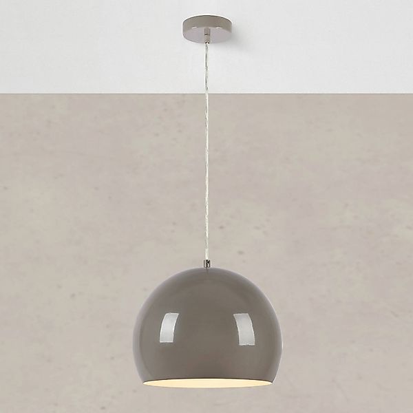 Pendellampe Pop, Ø 28 cm, greige, Metall günstig online kaufen
