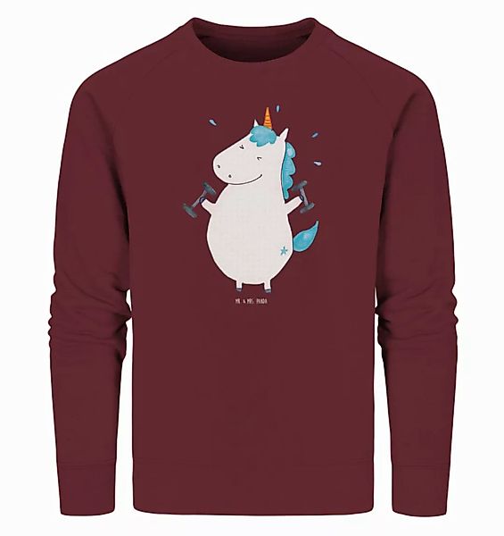 Mr. & Mrs. Panda Longpullover Größe XL Einhorn Fitness - Burgundy - Geschen günstig online kaufen