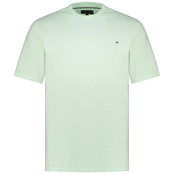Tommy Hilfiger T-Shirt aus Baumwolle Farbe hellgrün Größe: 5XL günstig online kaufen