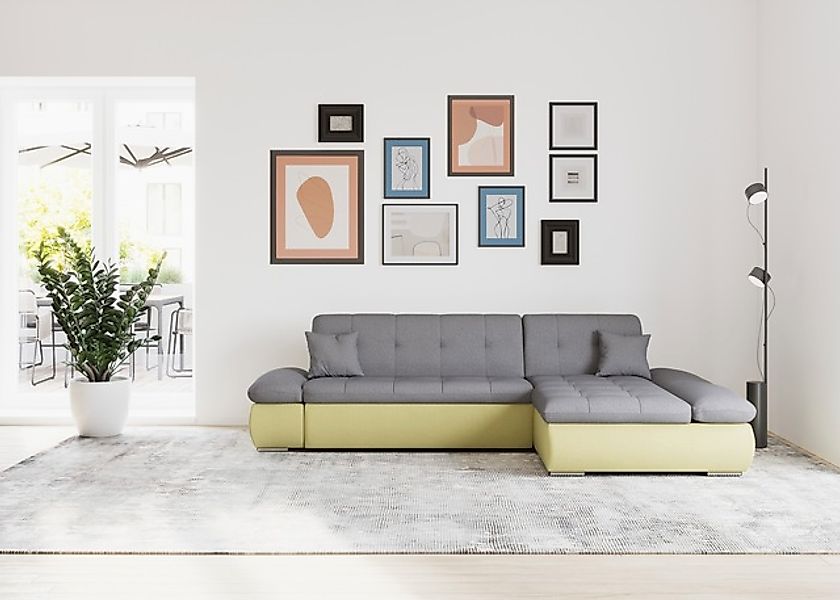 DOMO collection Ecksofa »Moric, L-Form, XXL-Sofa - Breite 300cm«, wahlweise günstig online kaufen