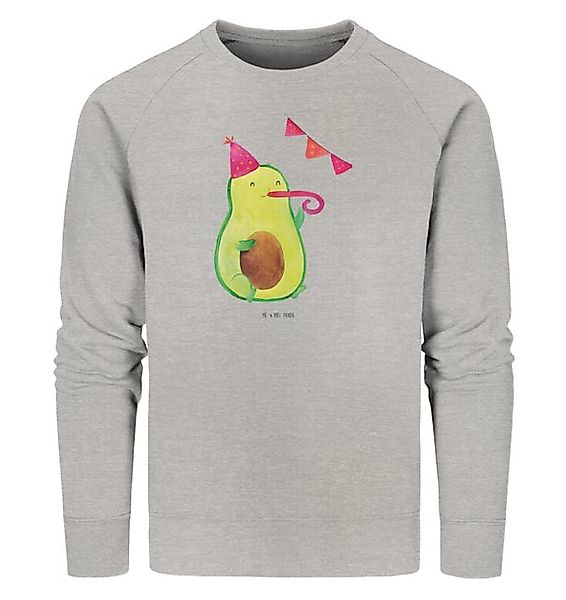 Mr. & Mrs. Panda Longpullover Avocado Geburtstag Größe S - Heather Grey - G günstig online kaufen