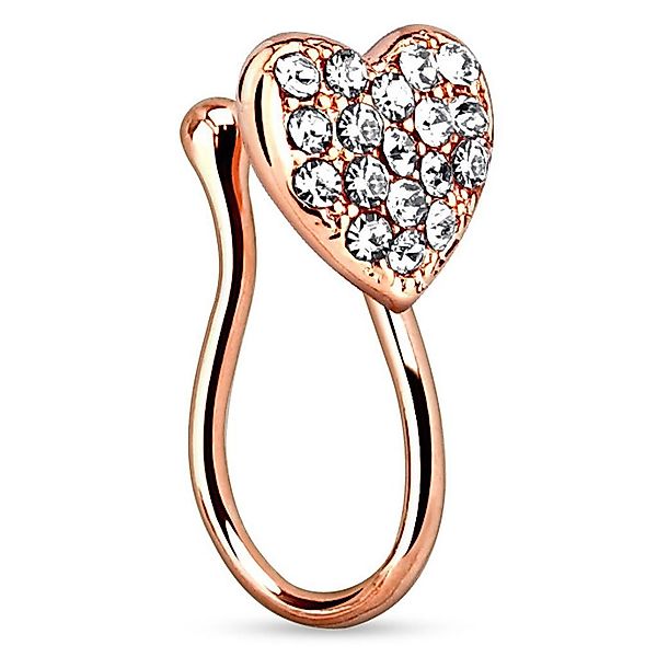 Taffstyle Nasenpiercing Fake Ring Piercing Hoop günstig online kaufen