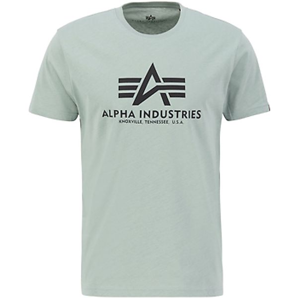 Alpha Industries  T-Shirt Basic T-Shirt - dusty green günstig online kaufen
