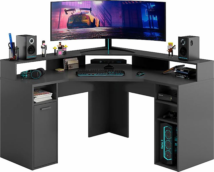 FMD Gamingtisch "Eckschreibtisch Zocker 2" günstig online kaufen