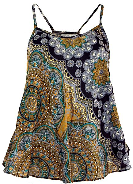Guru-Shop T-Shirt Boho Trägertop, Sommertop, Damentop, günstig online kaufen