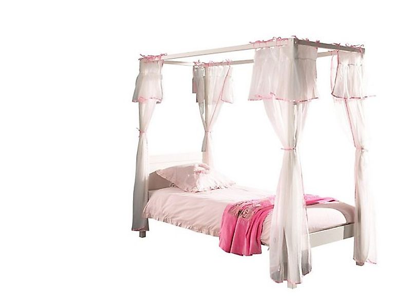 58 aufm Kessel Bettgestell Himmelbett Katerinka 208x98x191 Einzelbett Massi günstig online kaufen