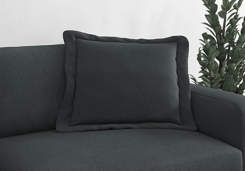 TRENDMANUFAKTUR Sofakissen "Bourbon" modernes Flatkissen 70x70 cm, in trend günstig online kaufen