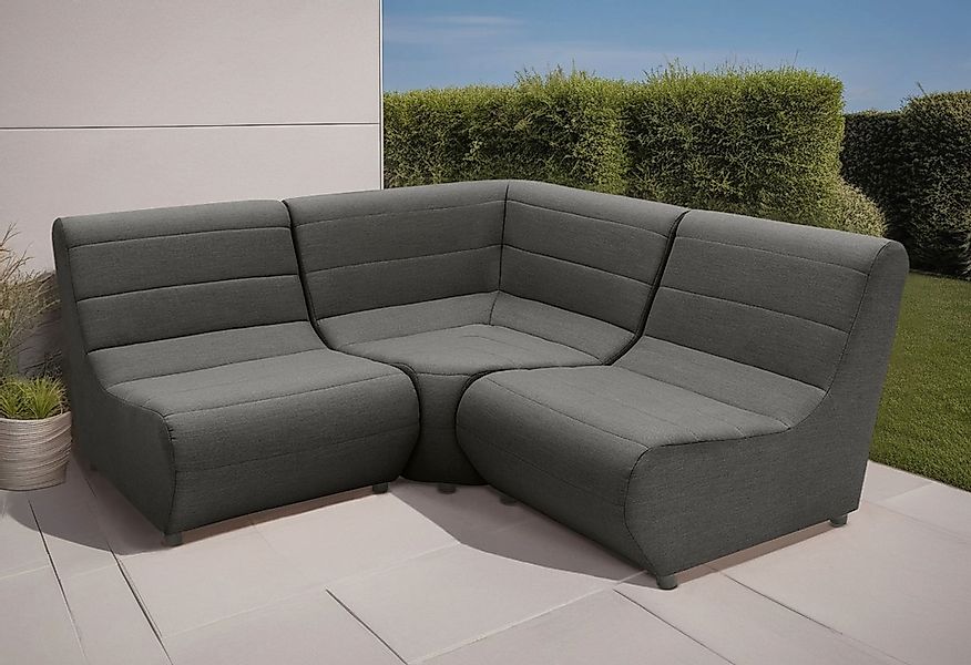 DOMO collection Sofa-Eckelement "Soleil, pflegeleichter und wetterfester Be günstig online kaufen