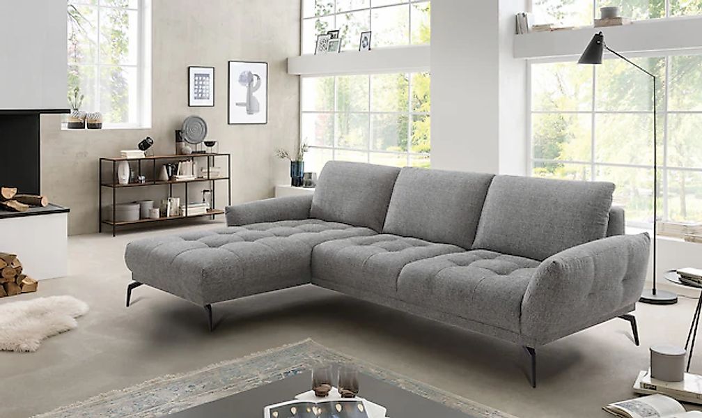 exxpo - sofa fashion Ecksofa »NICEA erstklassiger Sitzkomfort, OTTOs Choice günstig online kaufen