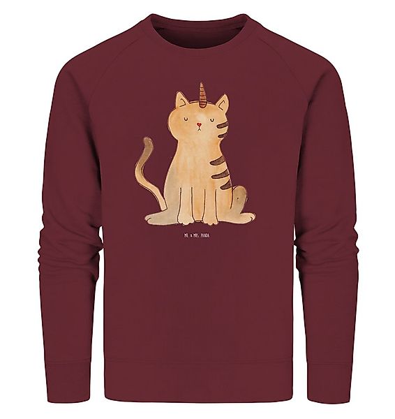 Mr. & Mrs. Panda Longpullover Größe XS Einhorn Katze - Burgundy - Geschenk, günstig online kaufen