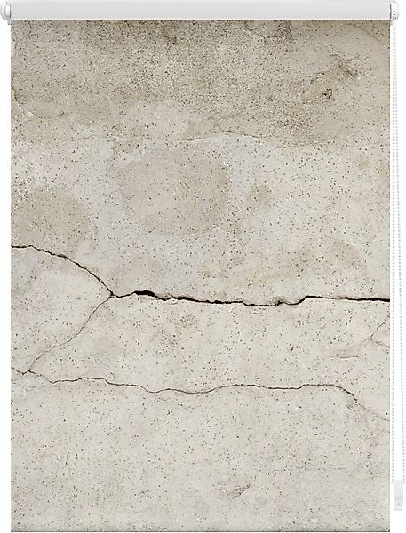 Seitenzugrollo Klemmfix Motiv Beton, LICHTBLICK ORIGINAL, günstig online kaufen