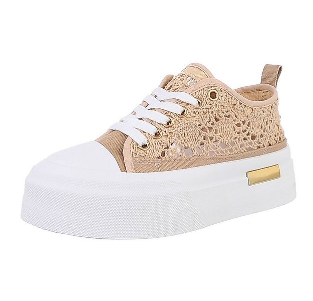 Ital-Design Damen Low-Top Freizeit Sneaker (88828263) Flach Sneakers Low in günstig online kaufen