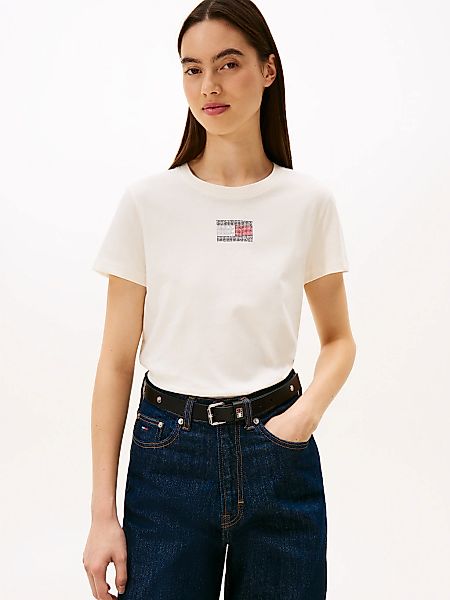 Tommy Jeans Kurzarmshirt "TJW REG PARTY FLAG TEE EXT" günstig online kaufen