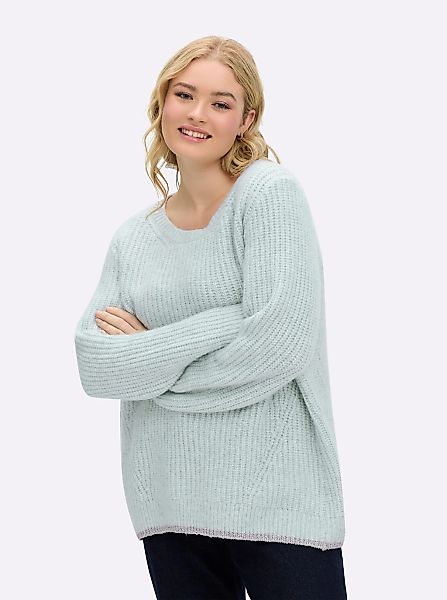 Sheego Rundhalspullover "Pullover" günstig online kaufen