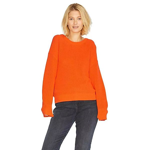 Jjxx Mila Twist Rundhalsausschnitt Sweater XL Red Orange günstig online kaufen
